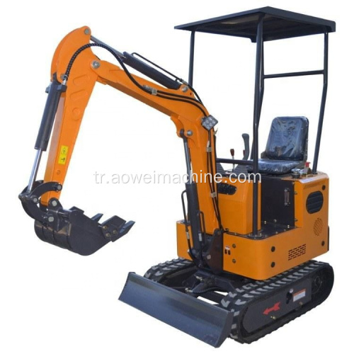 Mini Diggers İnşaat Makineleri Çekiçli 1ton Hidrolik Paletli Ekskavatör Fiyatı